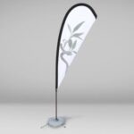 BANDIERE A GOCCIA  245 CM